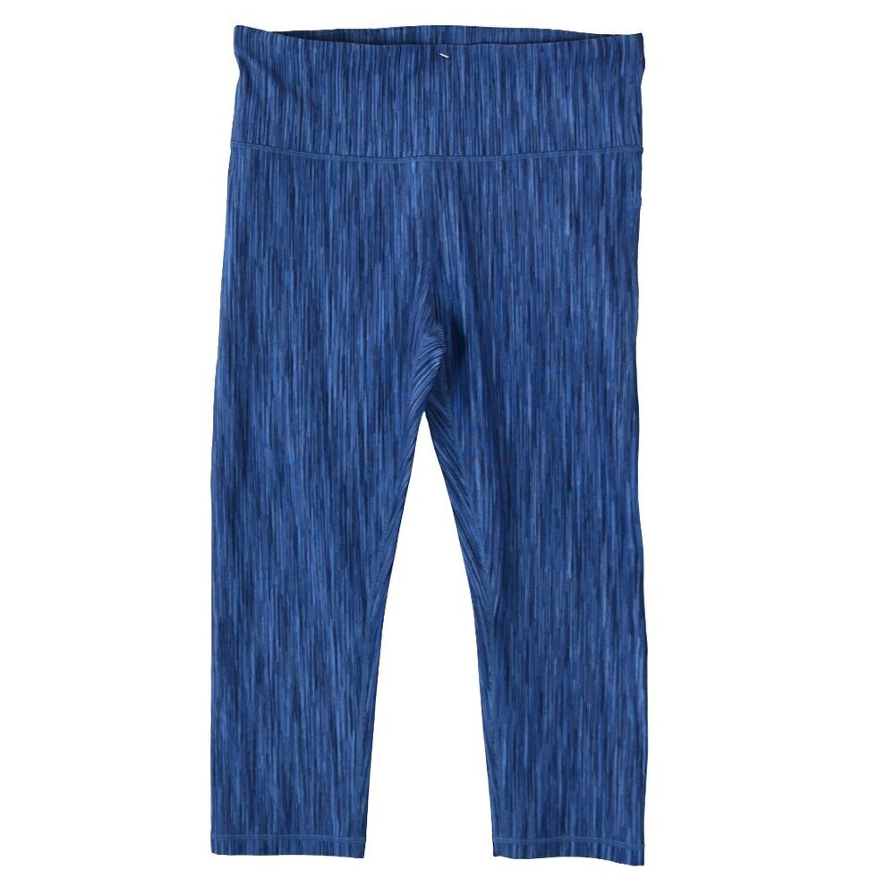 GapFit Blue Cropped Leggings L Athleisure Gymcore Stretchy